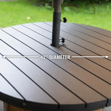 42" diameter