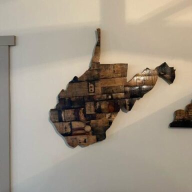 West Virginia Barrel Stave cut out